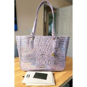 NWT Brahmin Violet Wonderland Ashlee Tote